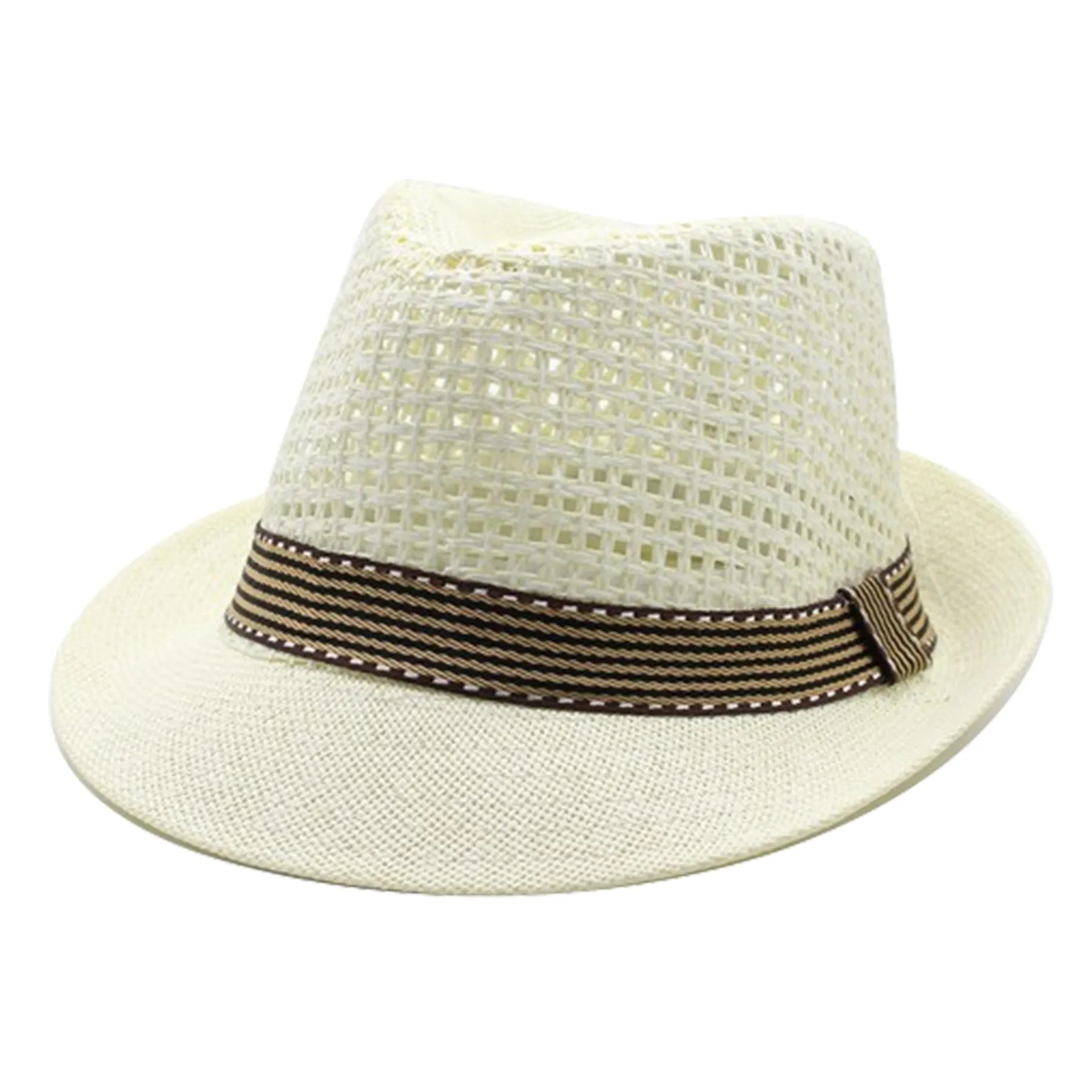 Summer Beach Sun Protective Jazz Straw Hat 5