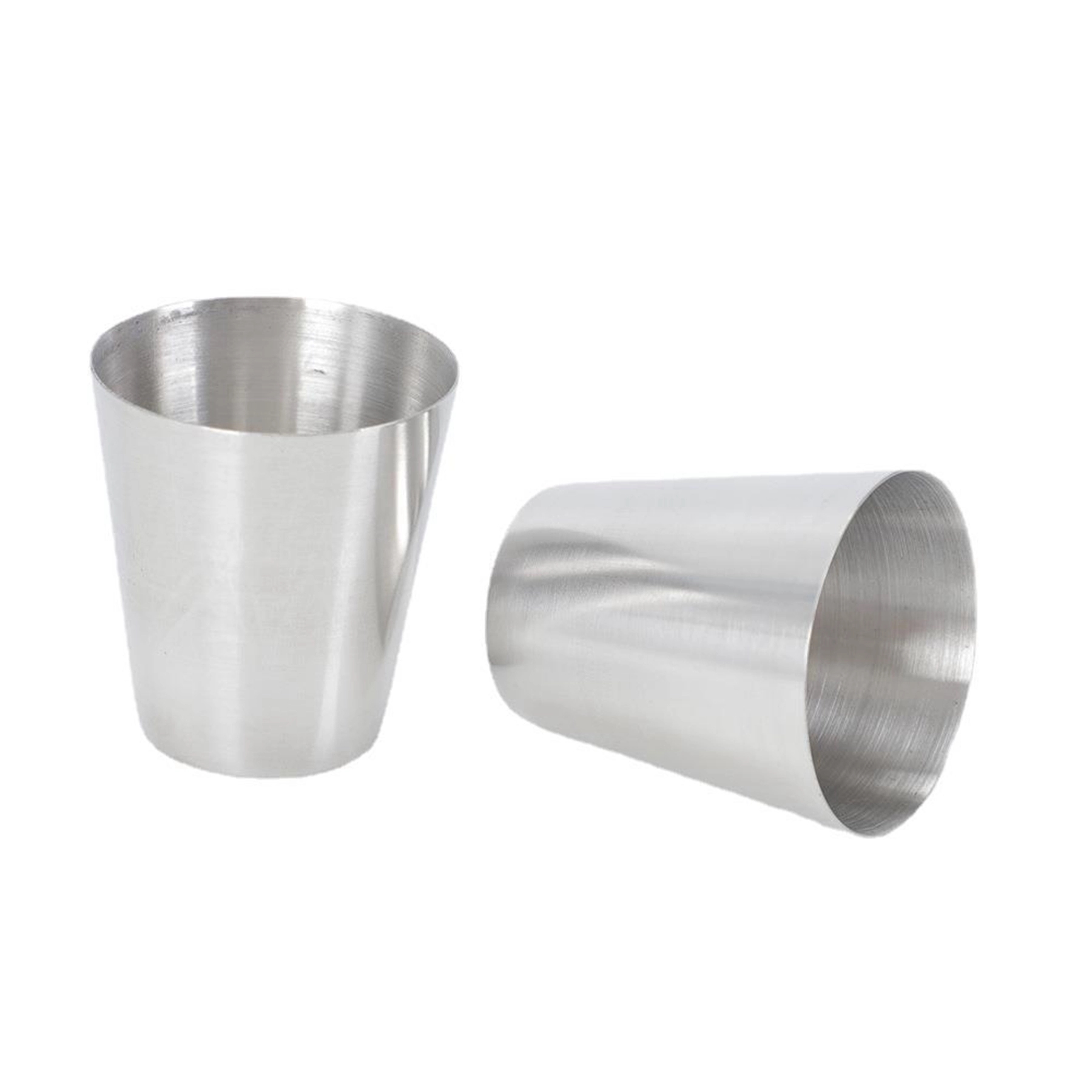 2 Oz Small Stainless Steel Shot Glass Tasting Cup 10