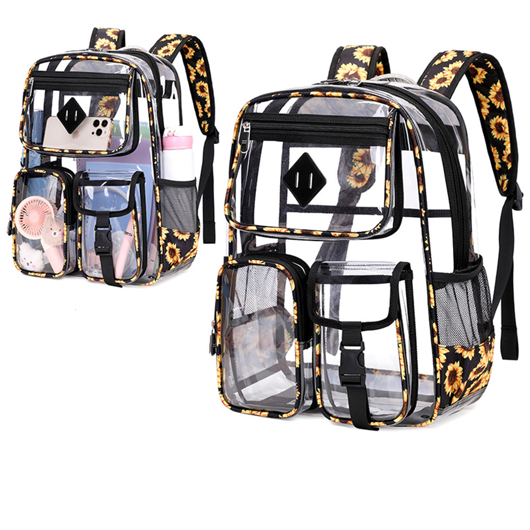 Large Clear Waterproof PVC Backpack 7