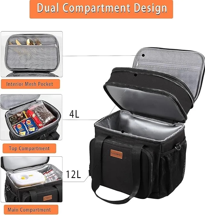 22L Expandable Insulated Large Lunch Box 6