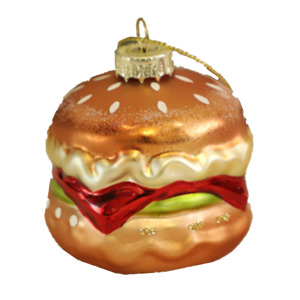 Hamburger Shape Christmas Ornaments 4