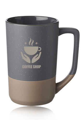 17 oz. Speckle Glazed Two Tone Ceramic Mugs 5