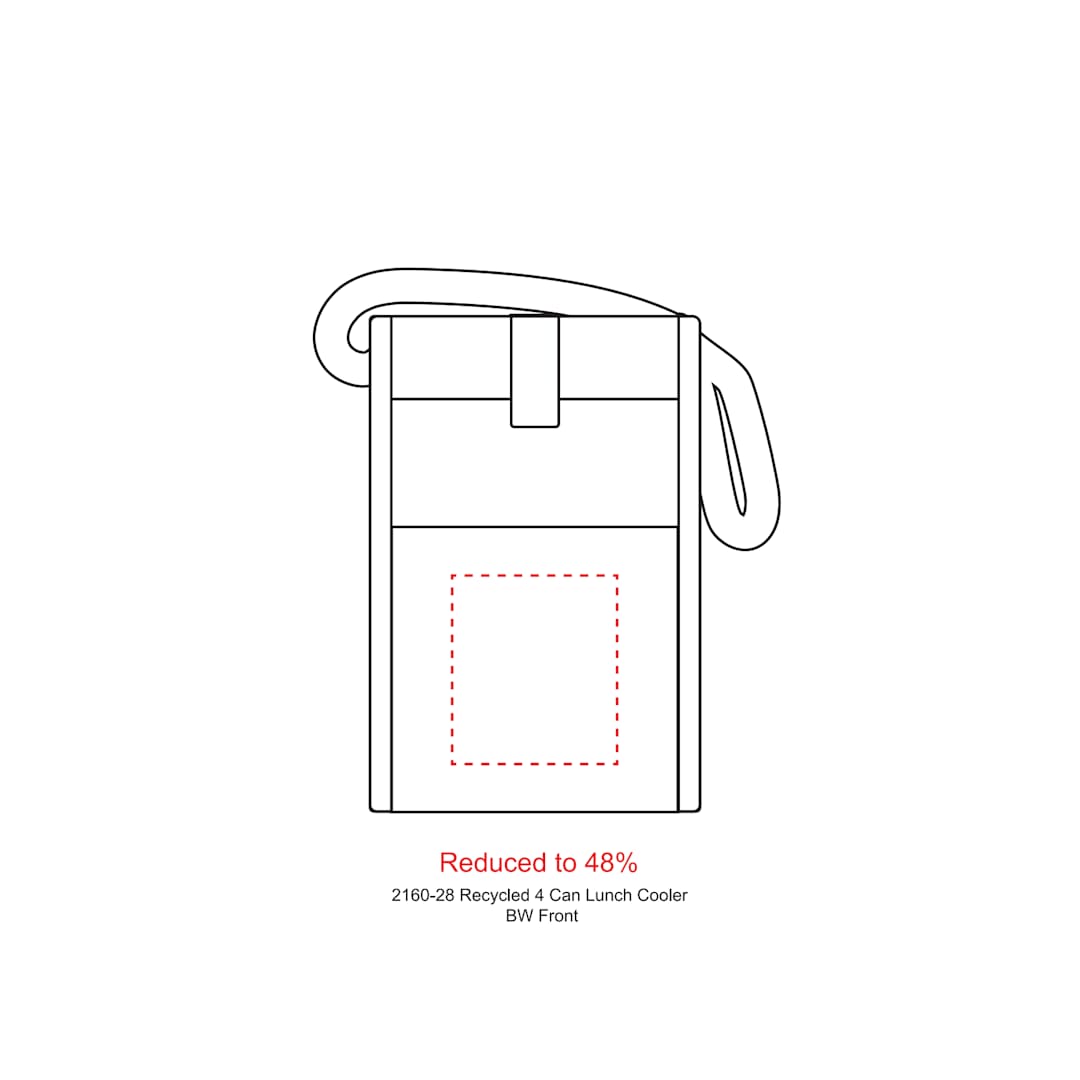 Reclaim Recycled 4 Can Lunch Cooler 31