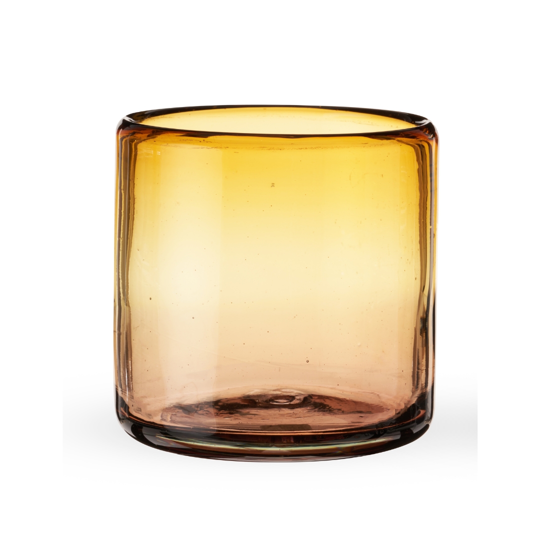 Twine Living® El Ocaso Recycled Glass Tumbler, set of 2 2