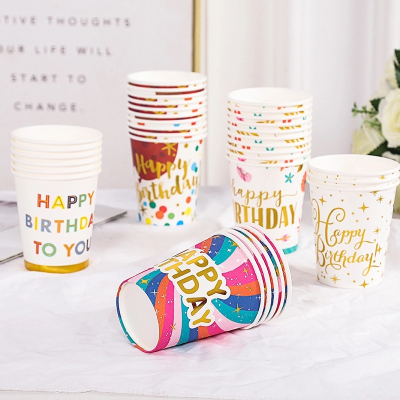 9 oz  Disposable Party Picnic Beverage Paper Cup 11