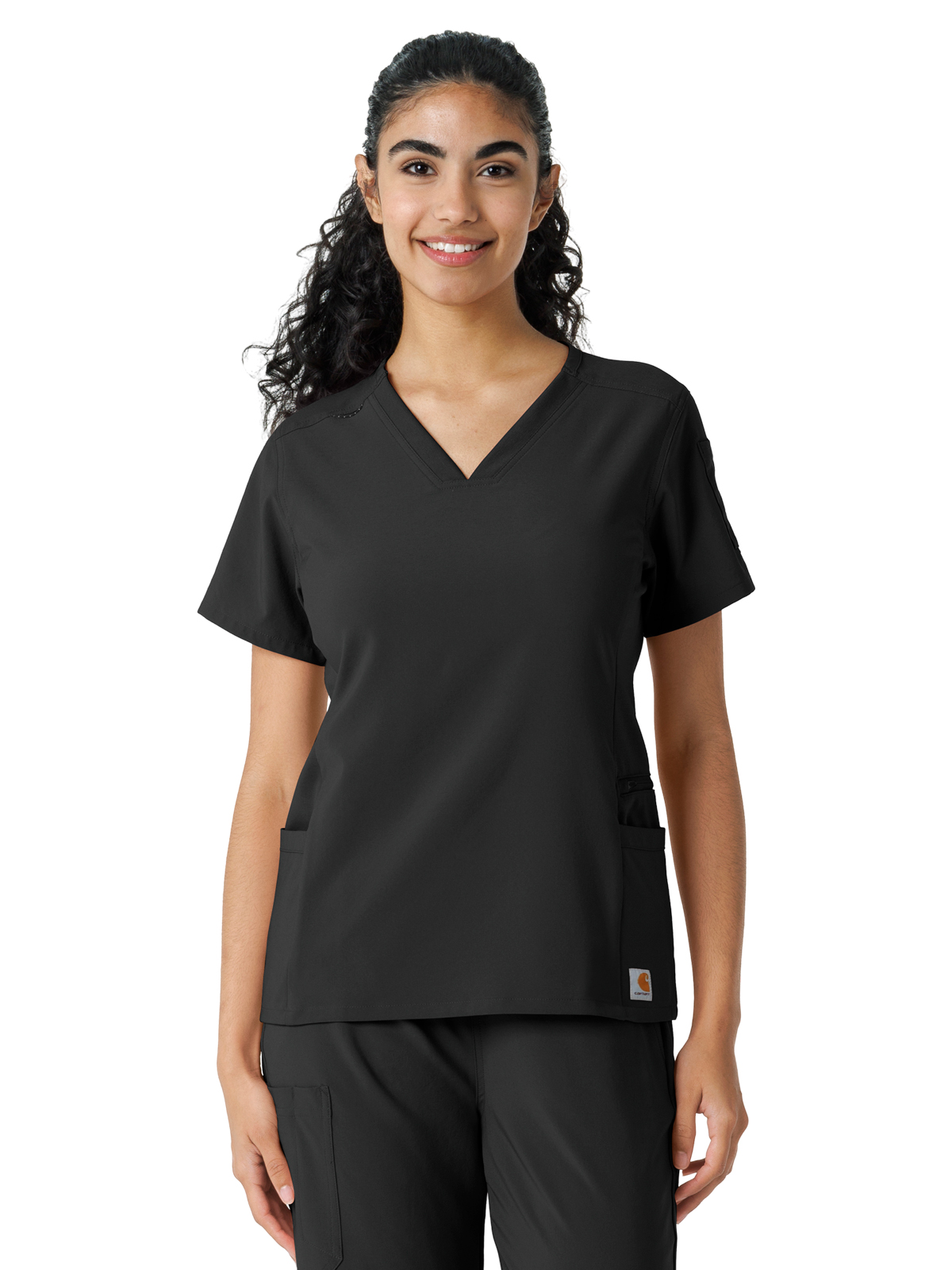 Carhartt Scrubs - Force Essentials - Women's Knit Panel Top