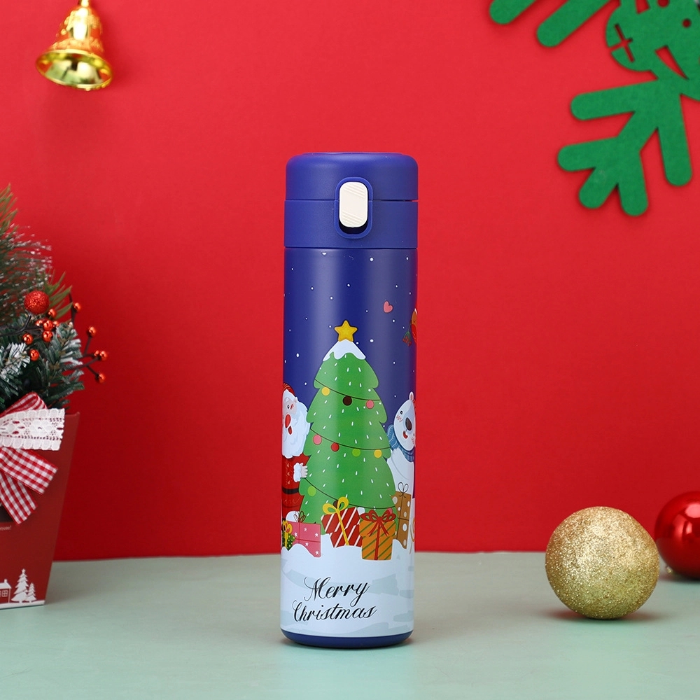 Christmas Stainless Steel Vacuum Insulated Water Bottle, custom water bottle with logo imprint 5