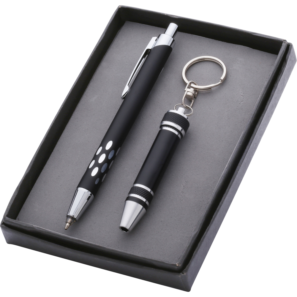 Andromeda LED Pen & Screwdriver Keychain Gift Set 4