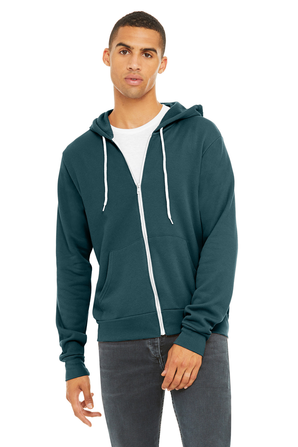 BELLA+CANVAS® Unisex Sponge Fleece Full-Zip Hoodie 1