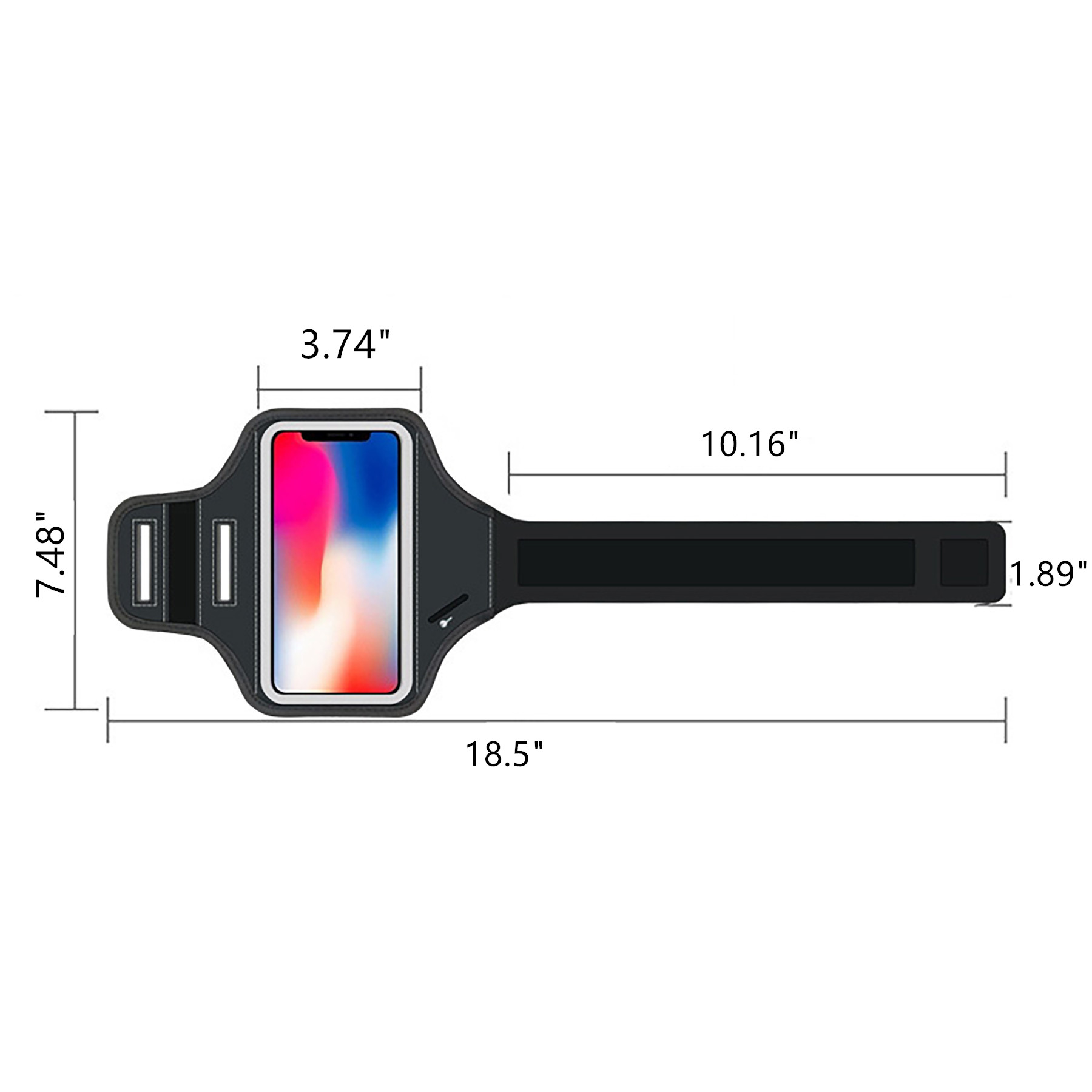 Running Armband with Airpods Bag 1
