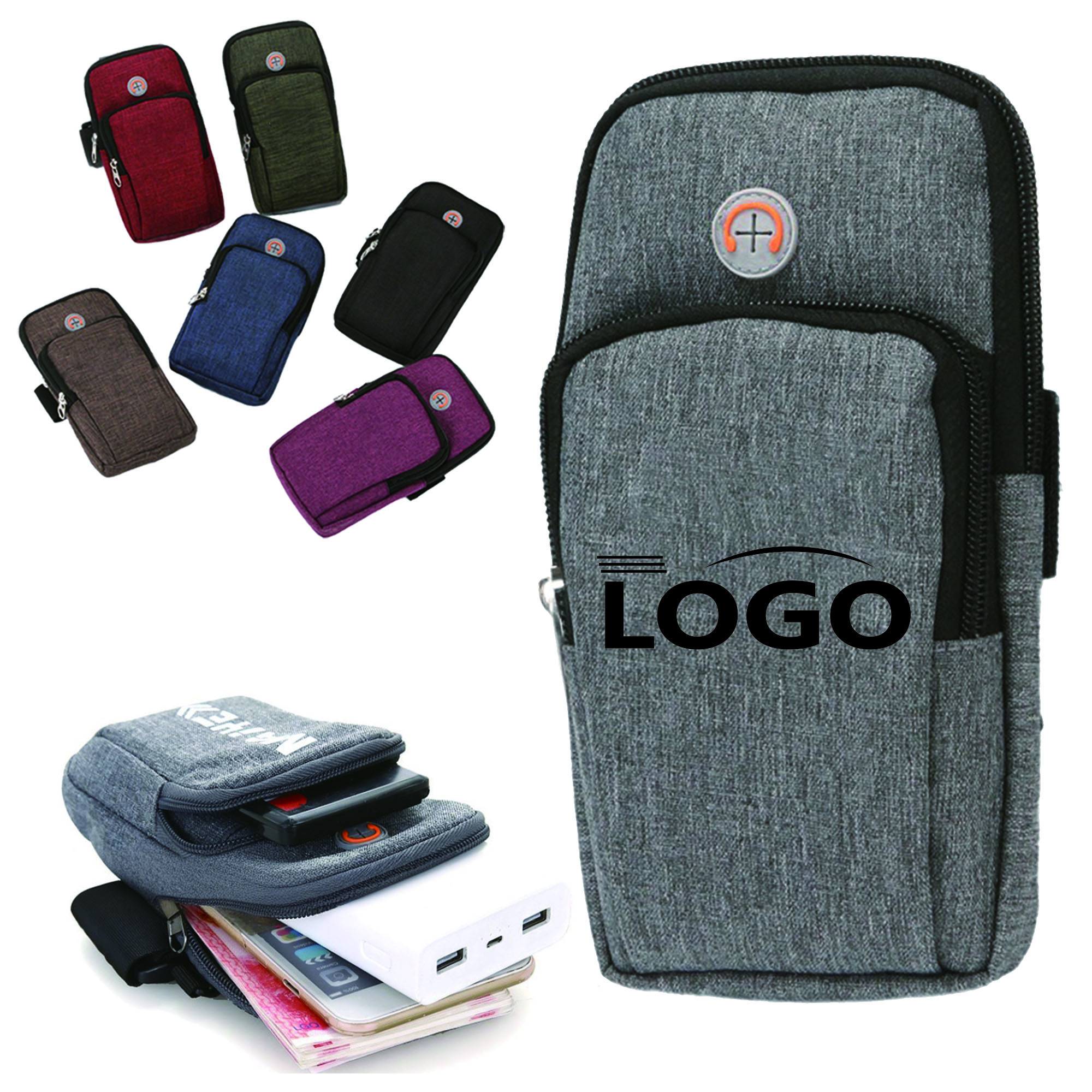 MOQ 30 PCS Outdoor Sports Wrist Bag 3