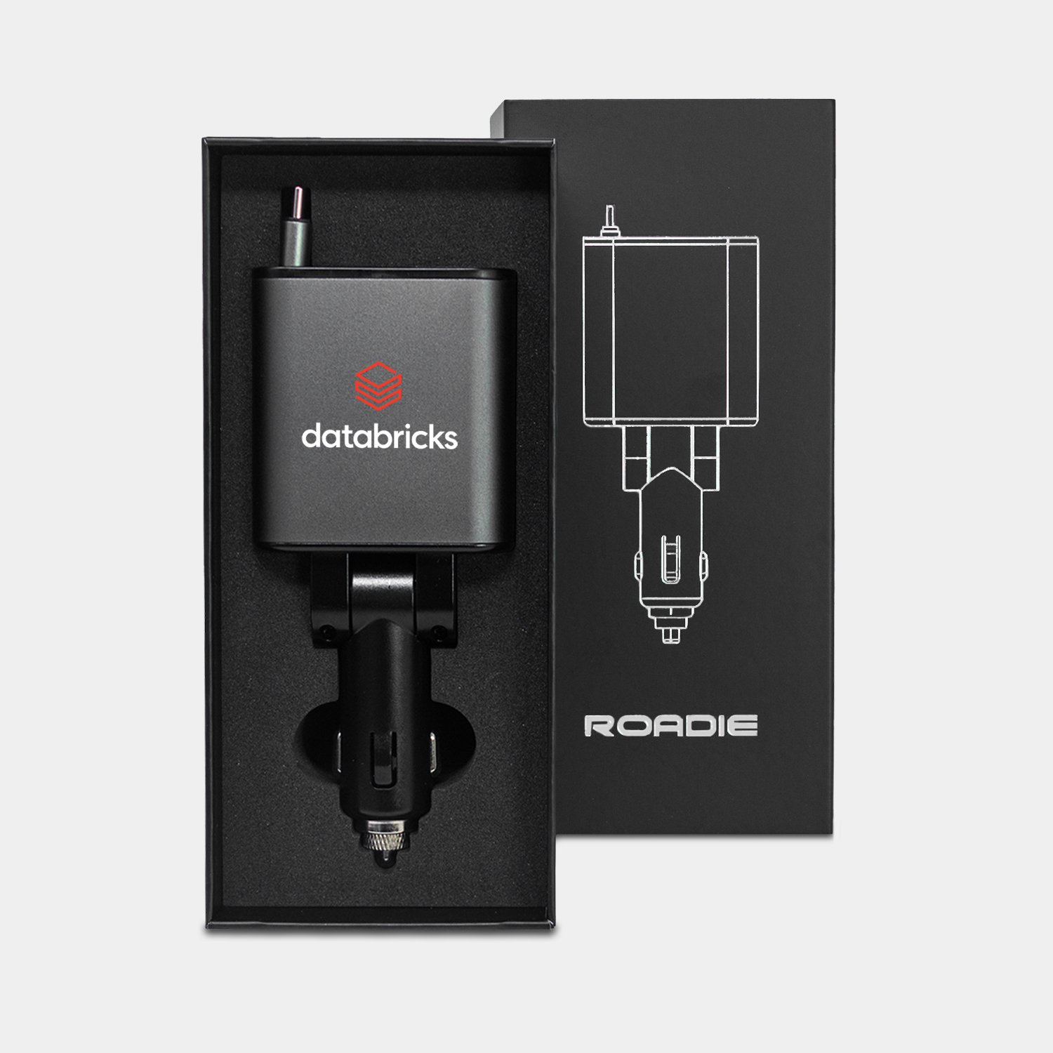 Roadie - 45W Car Charger with Retractable Cable 4