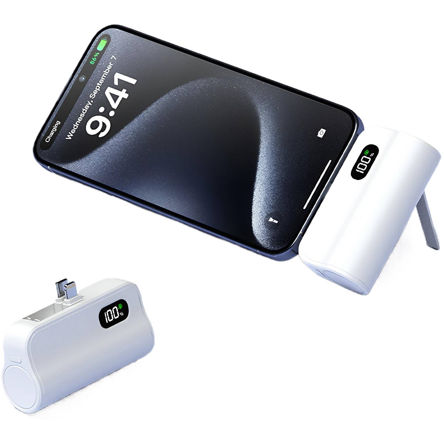10000mAh Mini Hidden Dual-Port Portable Power Bank 14