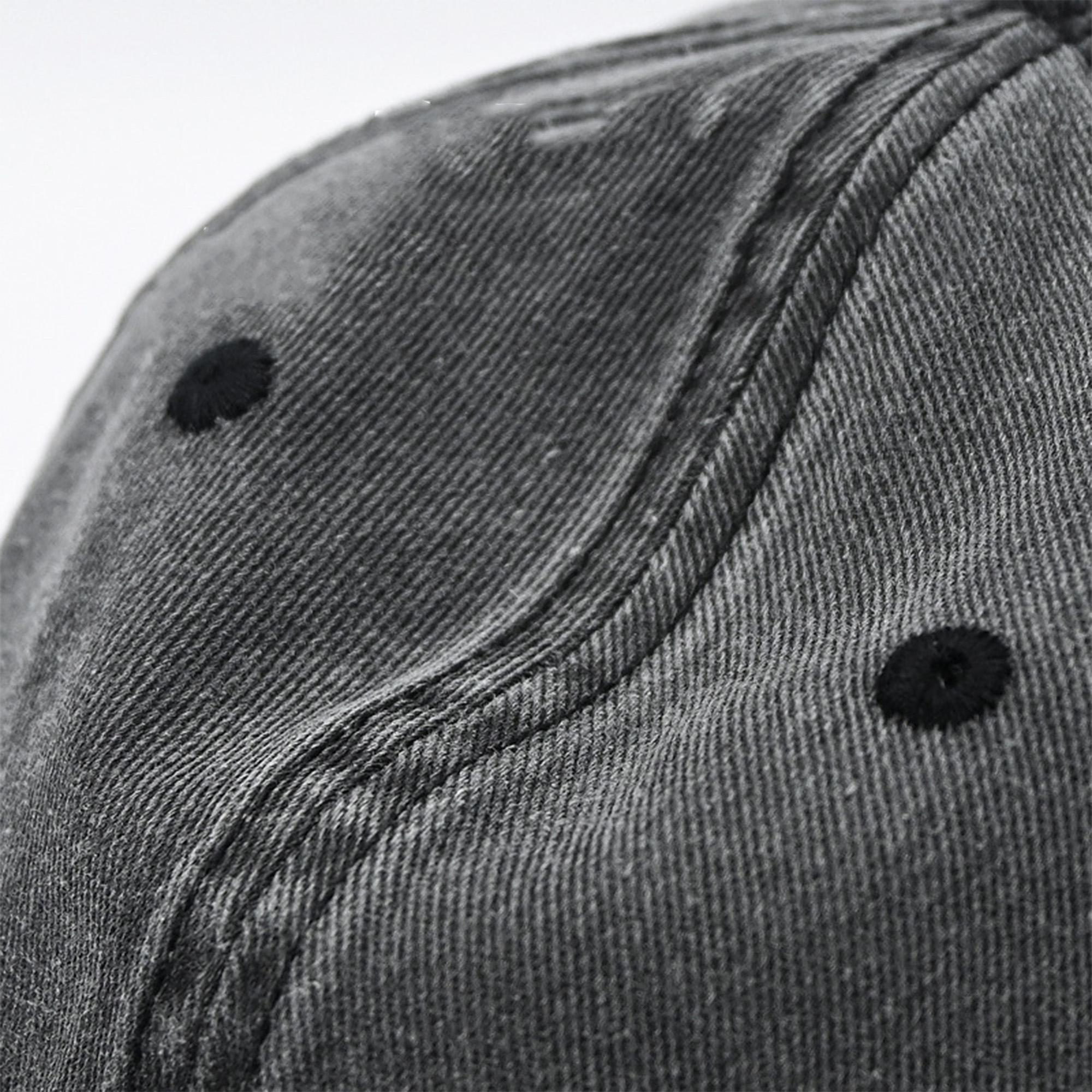 MOQ 20pcs Adjustable Denim Baseball Hat 4