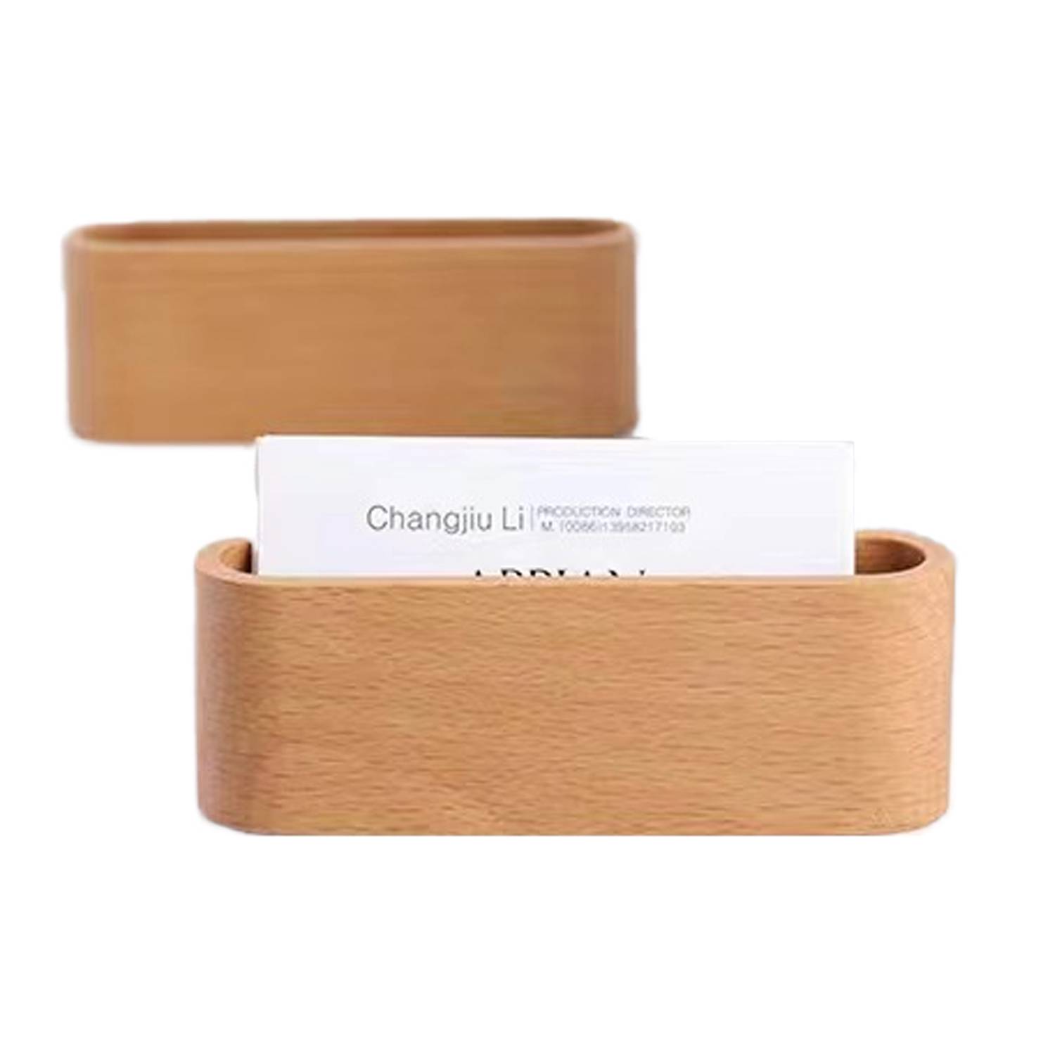 Wood Business Card Holder 5