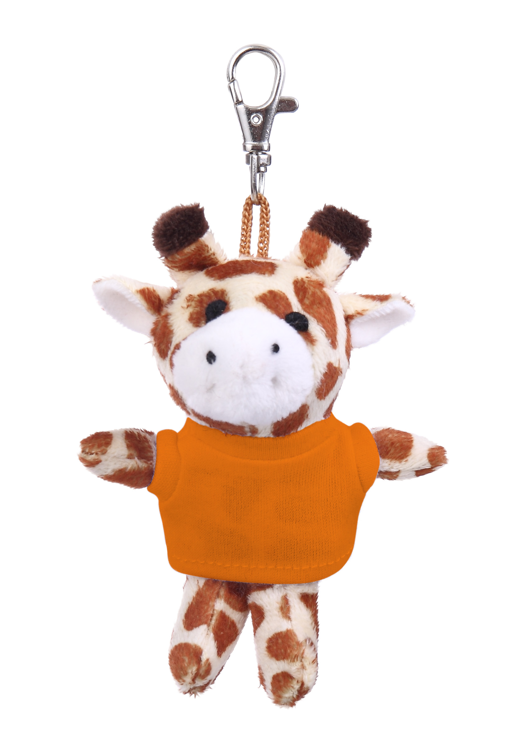 Soft Plush Giraffe Keychain with Tee 4