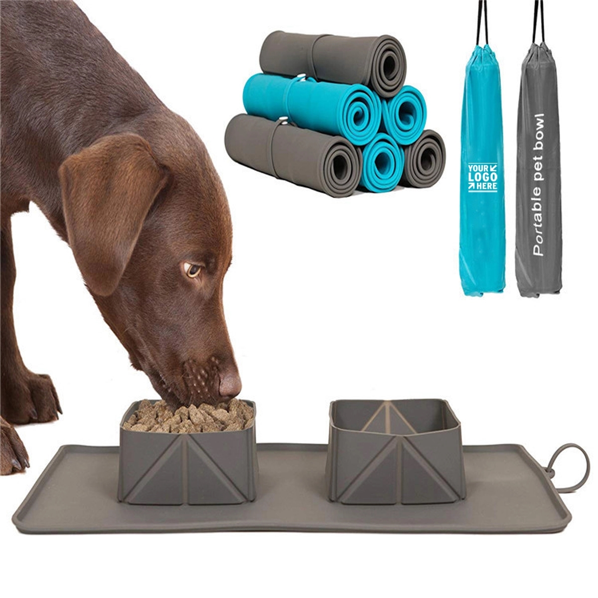 2 In 1 Collapsible Pet Bowl 4