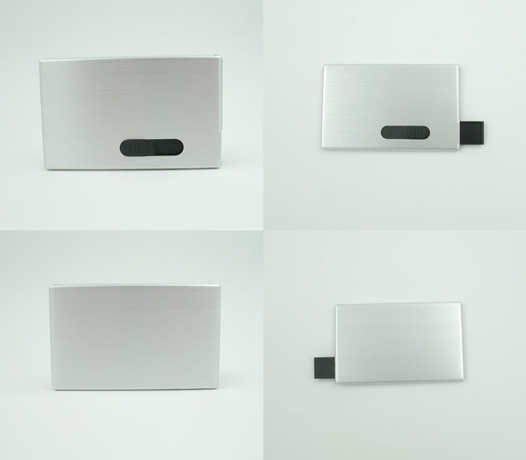 Retractable Metal Credit Card USB Flash Drive 4