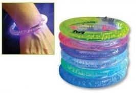Flashing LED Bubble Bracelet