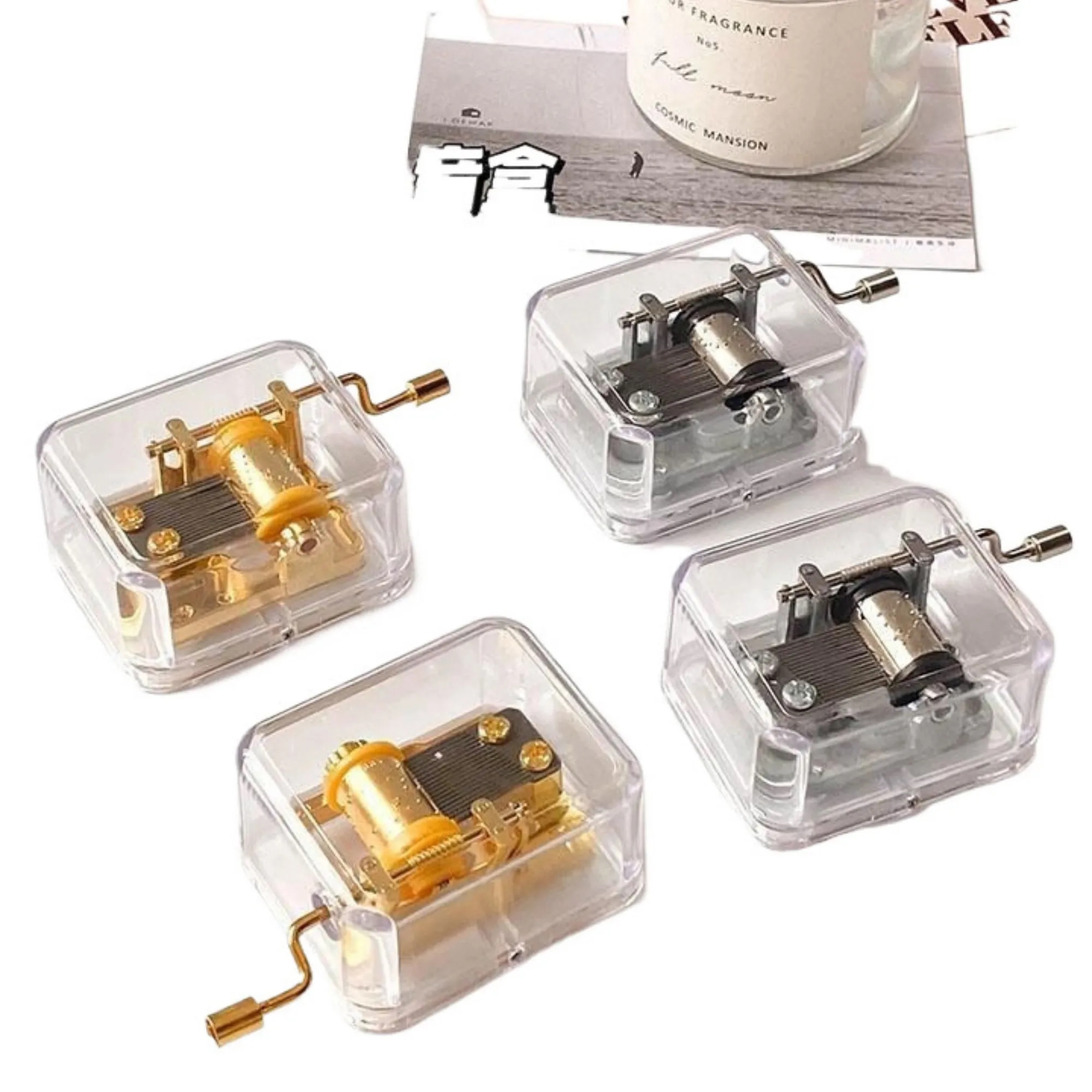 Transparent Music Box Hand - Operated Branded Giveaway 2