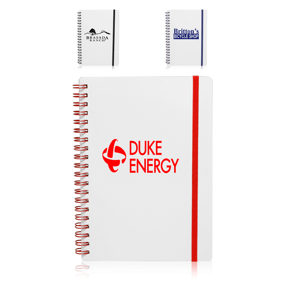 Spiral Notebook with Color Accent - 5" W x 7" H 7