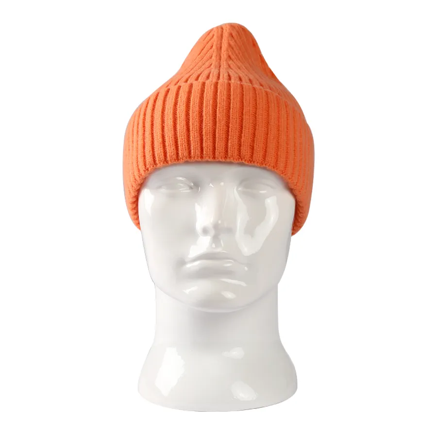 Sturdy Top High Wool Fiber Beanies, custom hat with logo imprint 16
