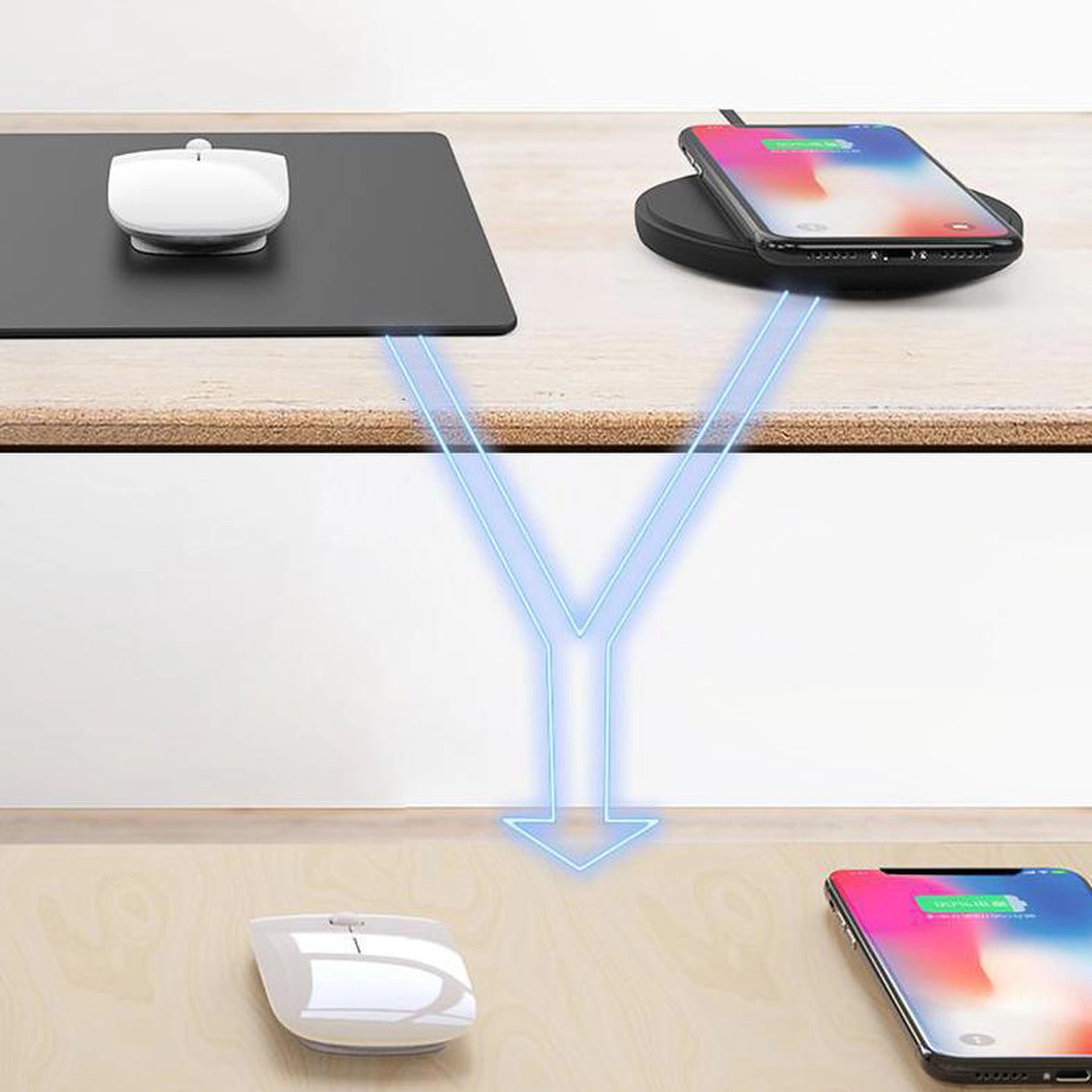 Wireless Charger Mouse Pad Mat 10W Compatible for Phone 3