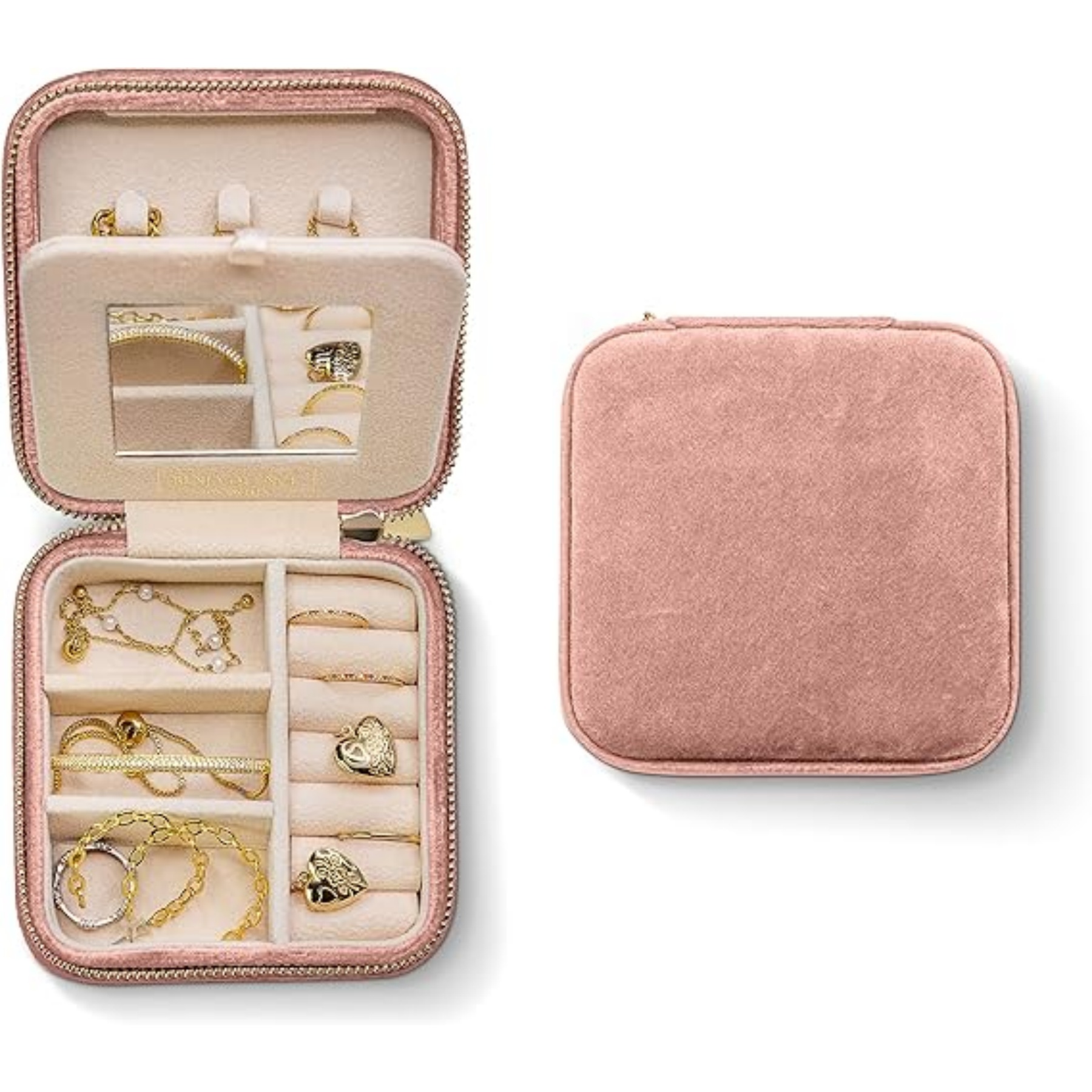 Plush Velvet Travel Jewelry Box 3