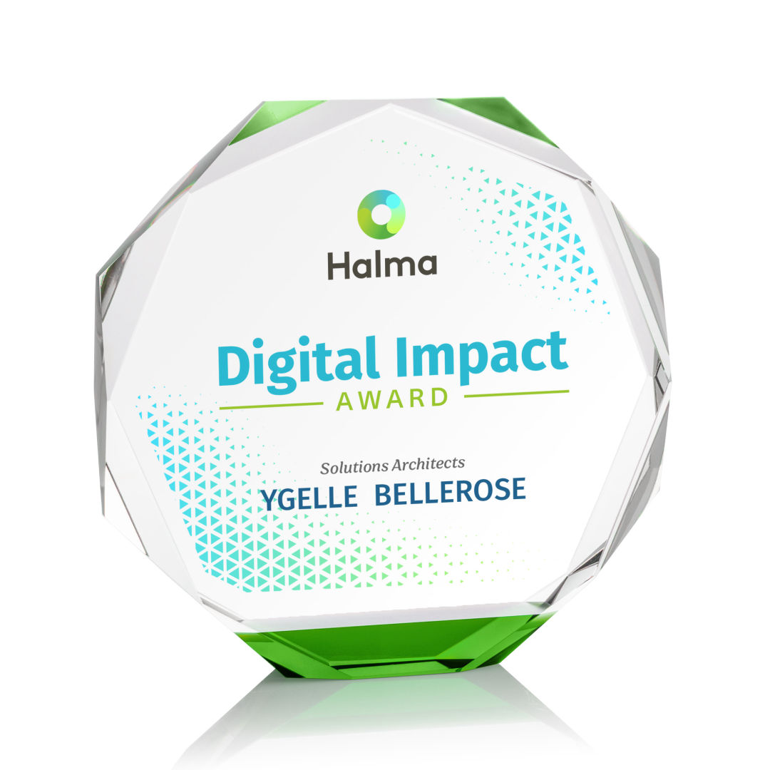 Acadian VividPrint™ Award - Green 2