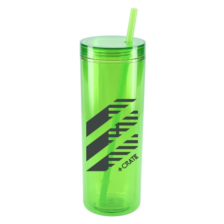 Chroma Recycled Acrylic Straw Tumbler 16oz 85