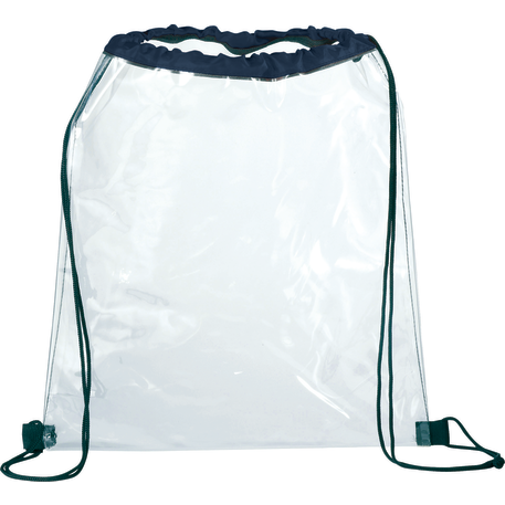 Rally Clear Drawstring Bag 18