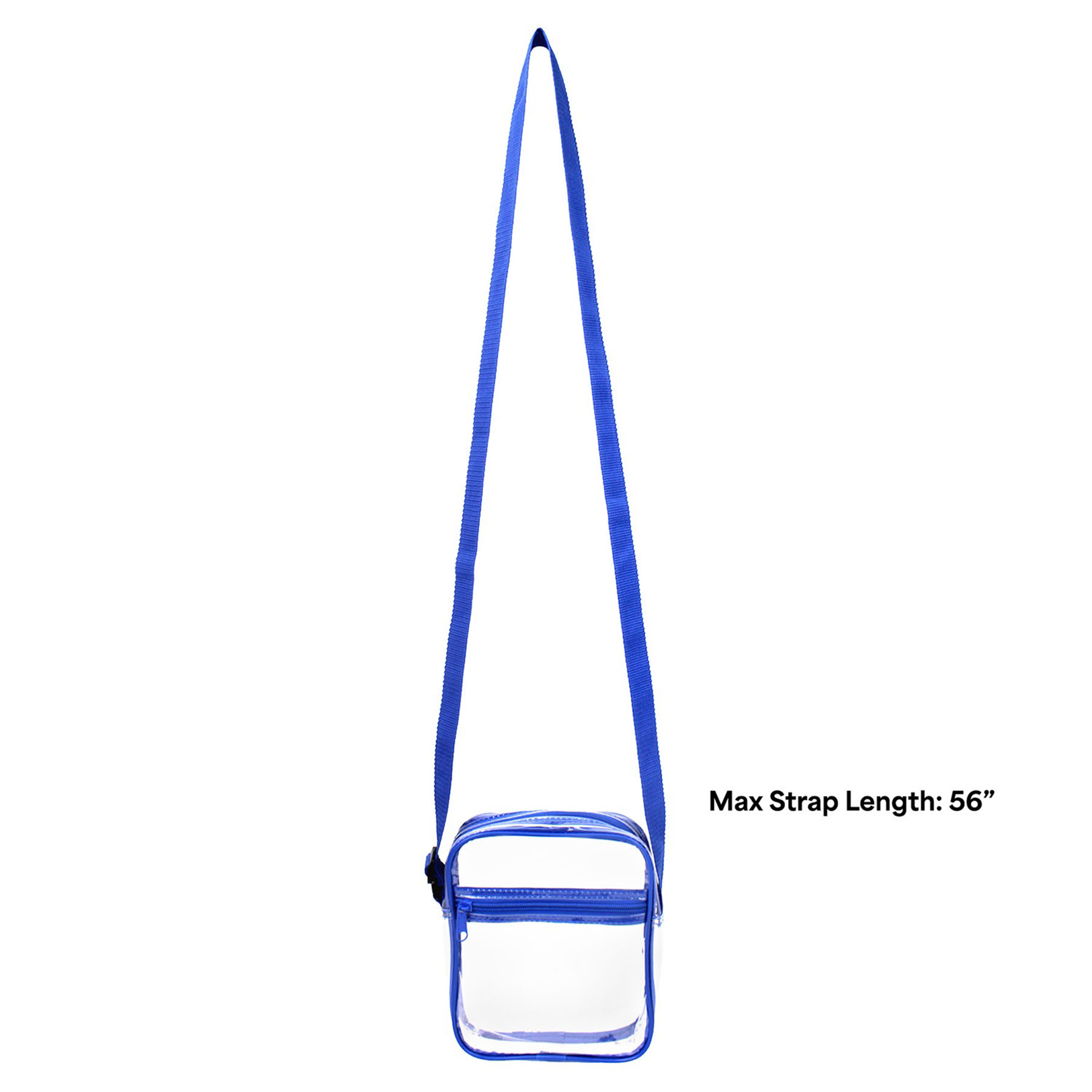 Clear PVC Crossbody Shoulder Bag 6