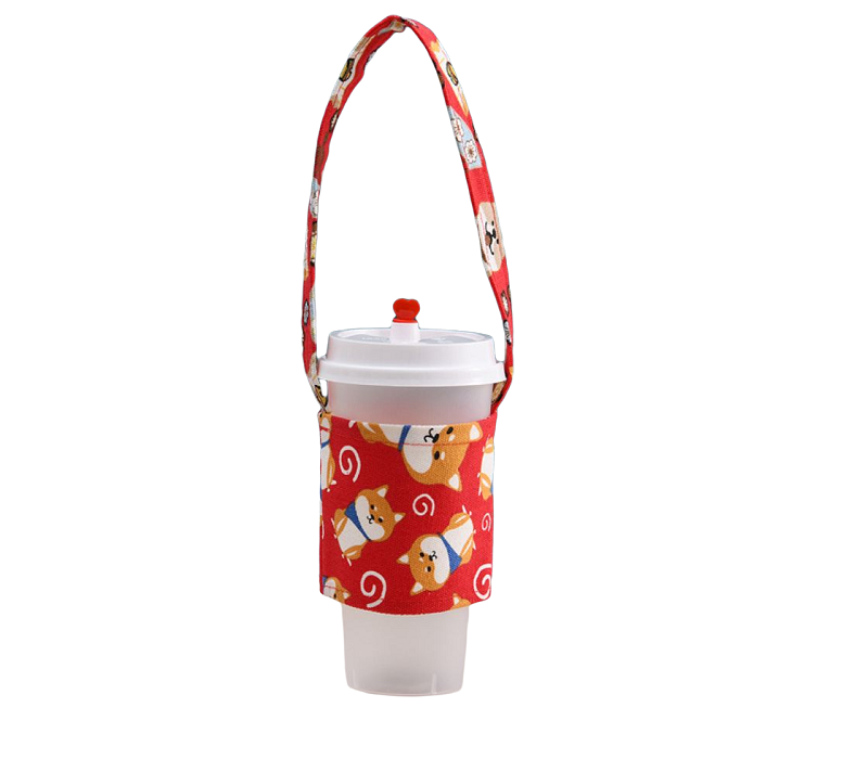 Eco-friendly Cotton Canvas Cup Sleeve, custom koozie with logo imprint 8