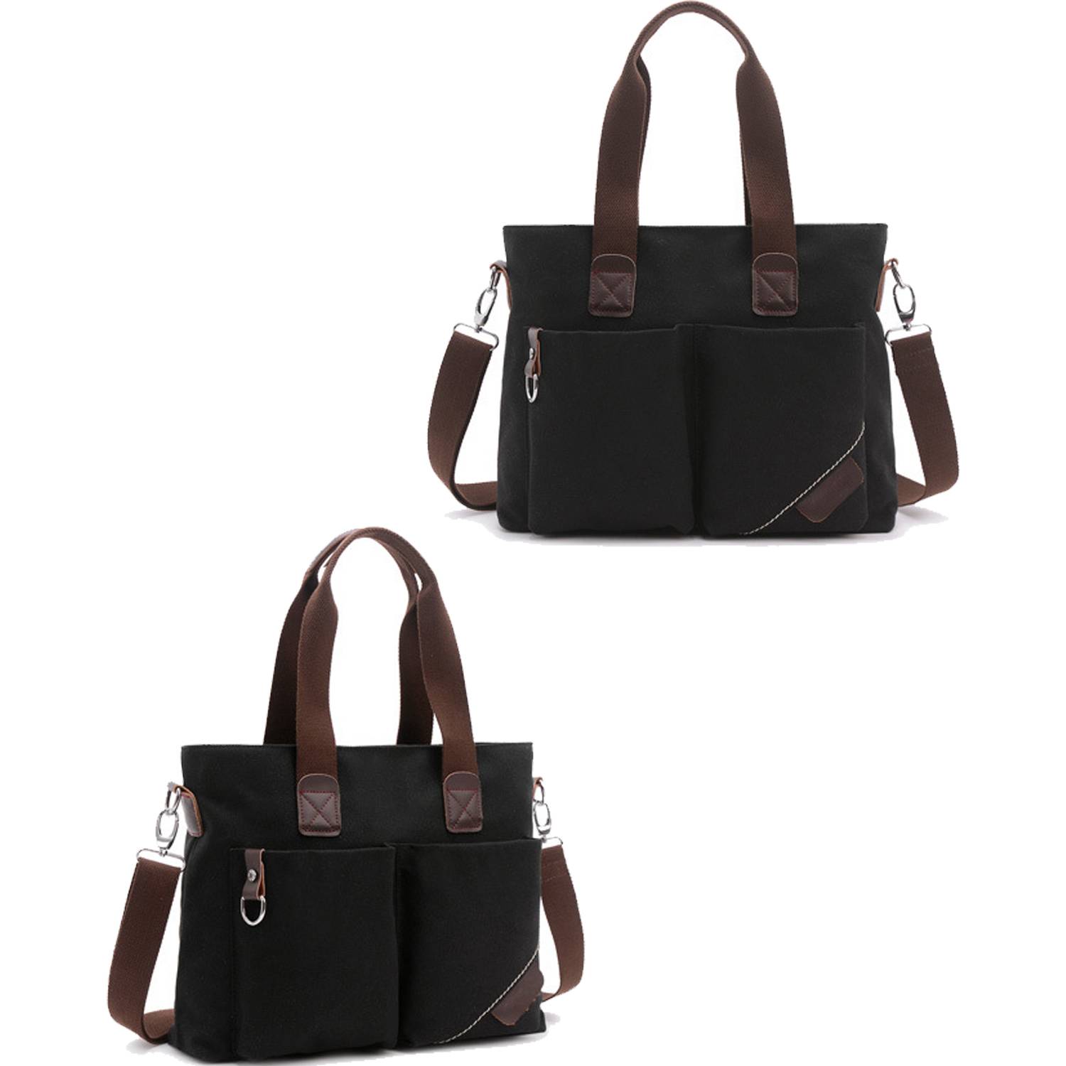 Women Satchel Shoulder Handbags with Multiple Pockets 4