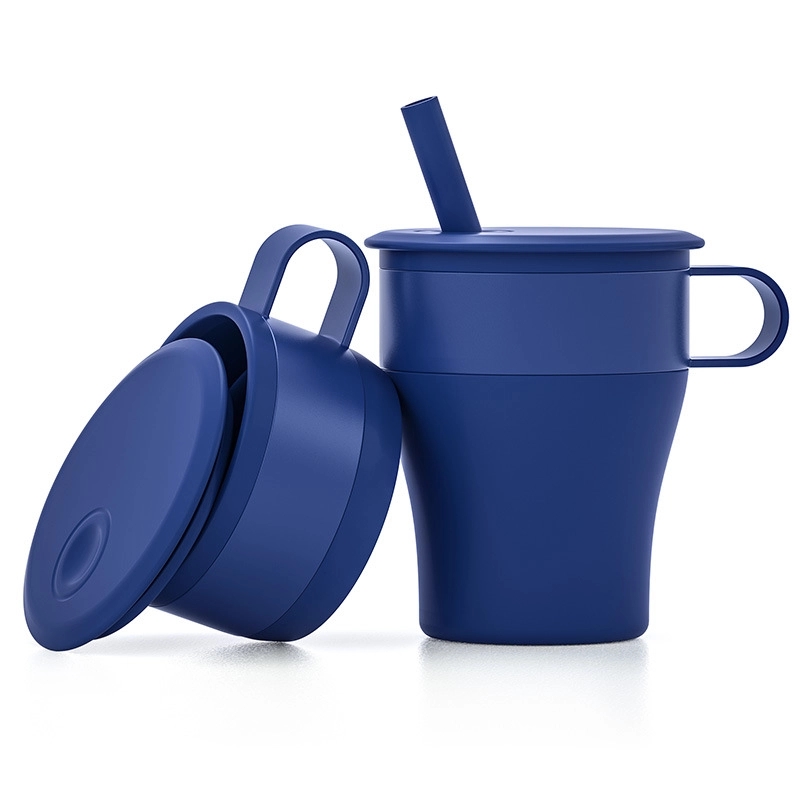 Custom Silicone Foldable Travel Cup & Reusable To-Go Bottle 16