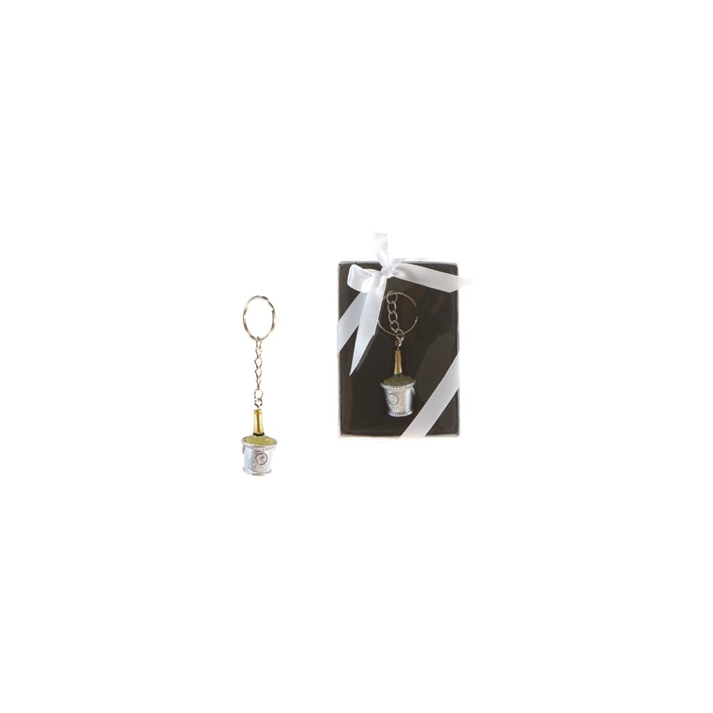 Party Gift Key Chain -  Champagne Bottle in Bucket of Ice 2