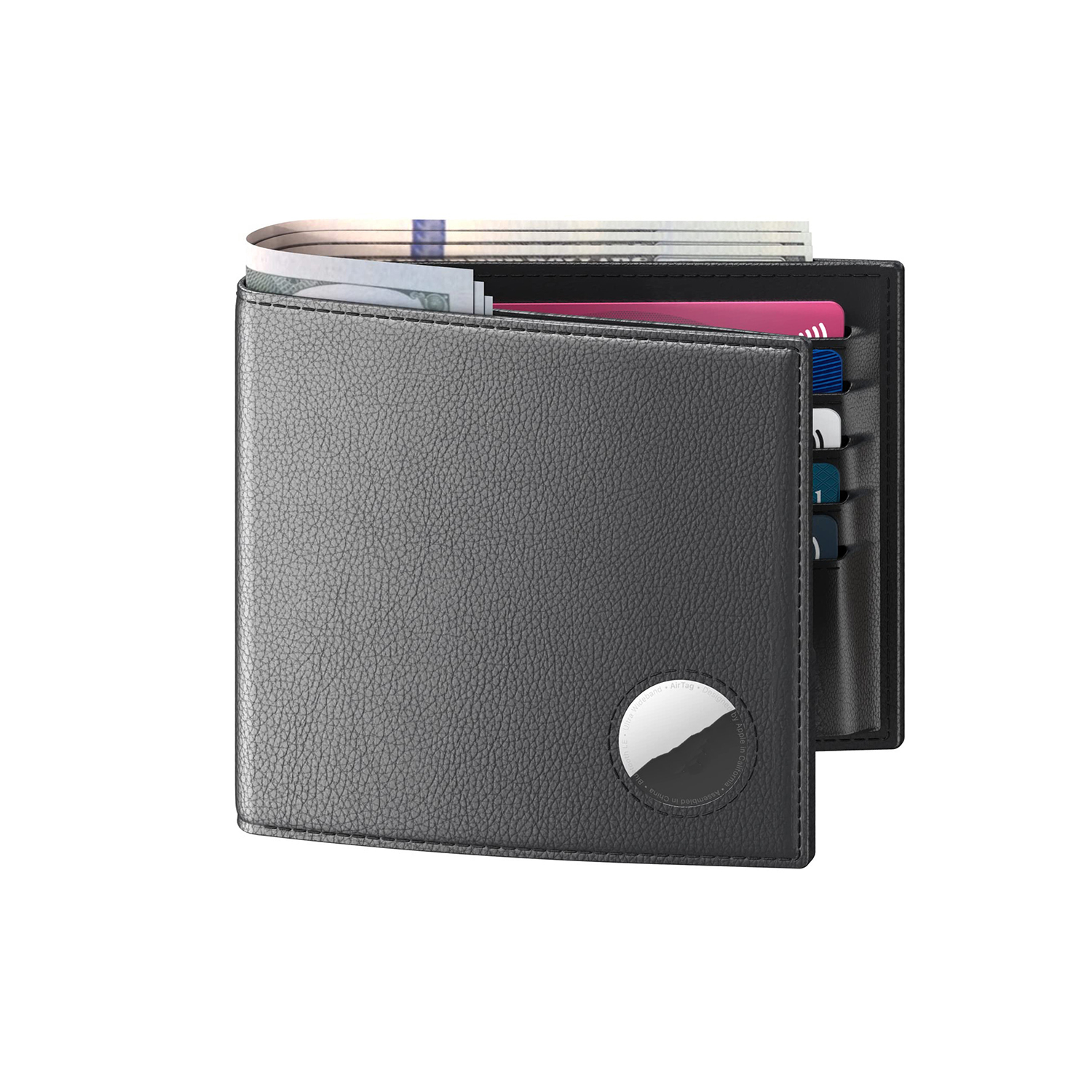 Leather Airtag Wallet 3