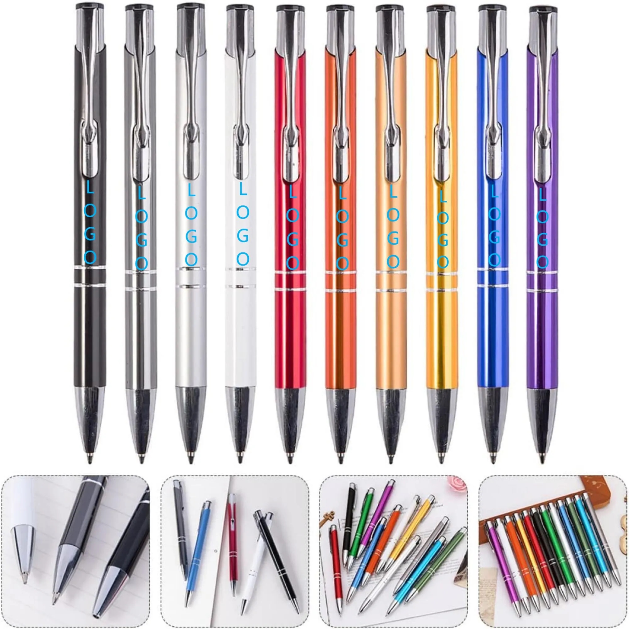 Metal Press Ballpoint Pen 1