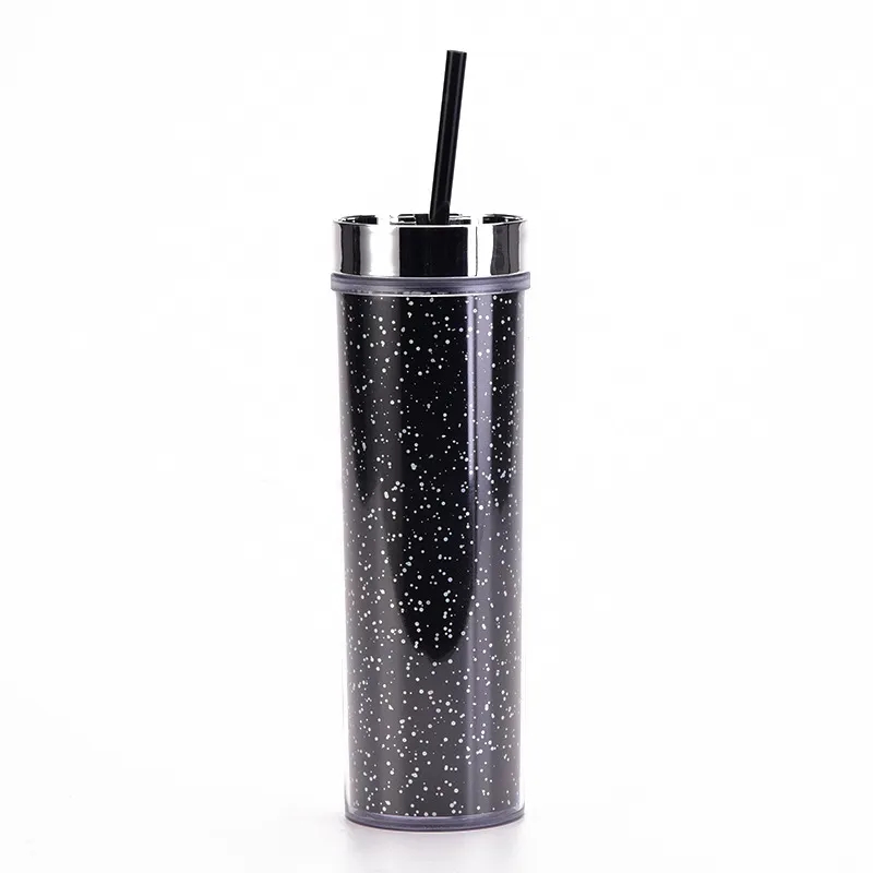 16OZ Double Plastic Straw Cup 5