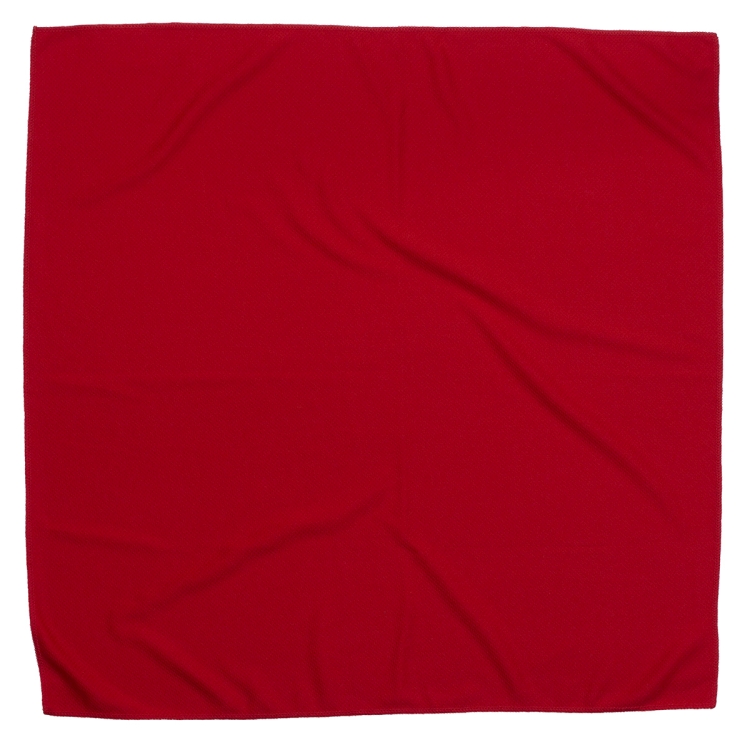 "THE COOLING BANDANA" Recylced RPET 155 GSM – 22" H x 22" W 1