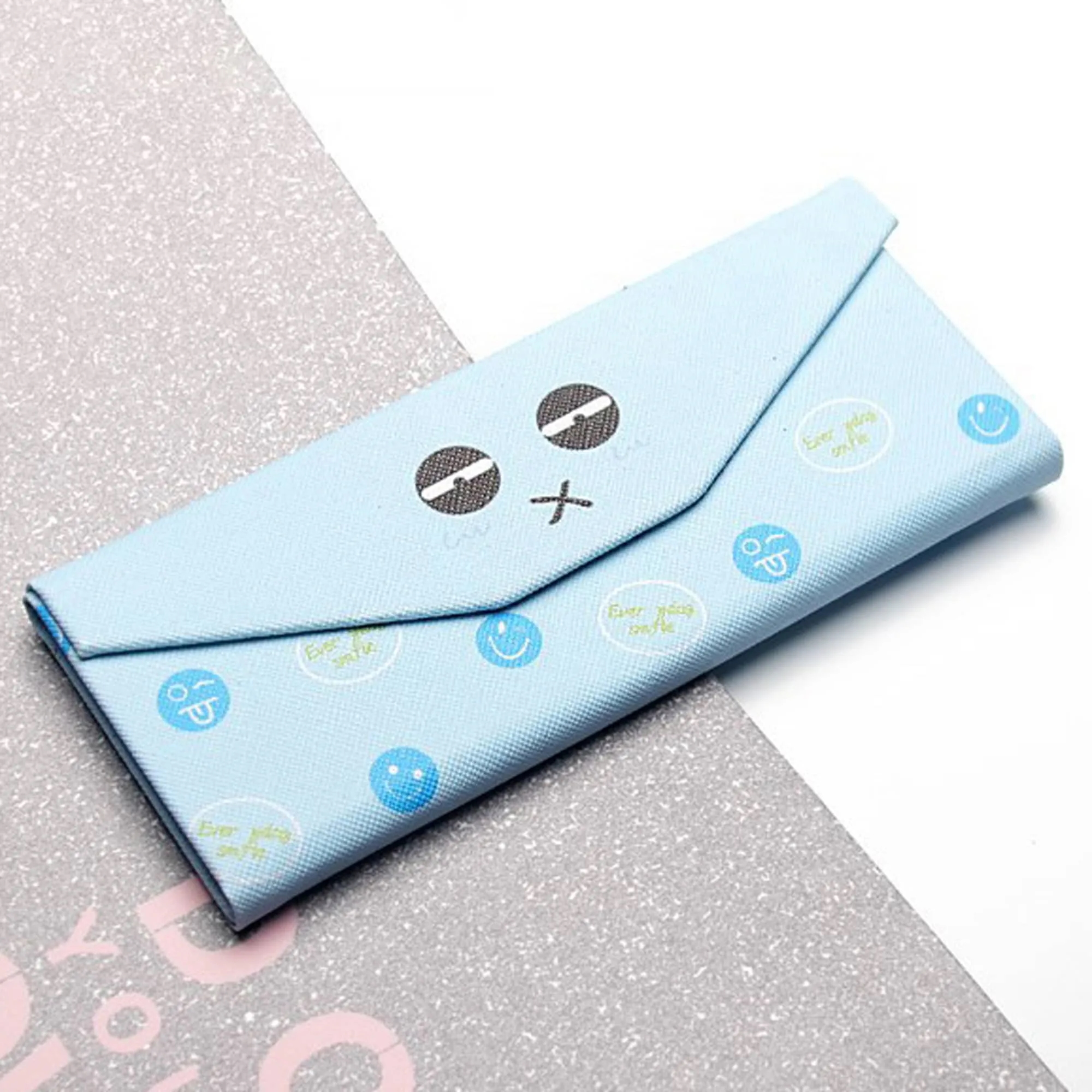 Metal Leather Eyeglass Organizer Case 11