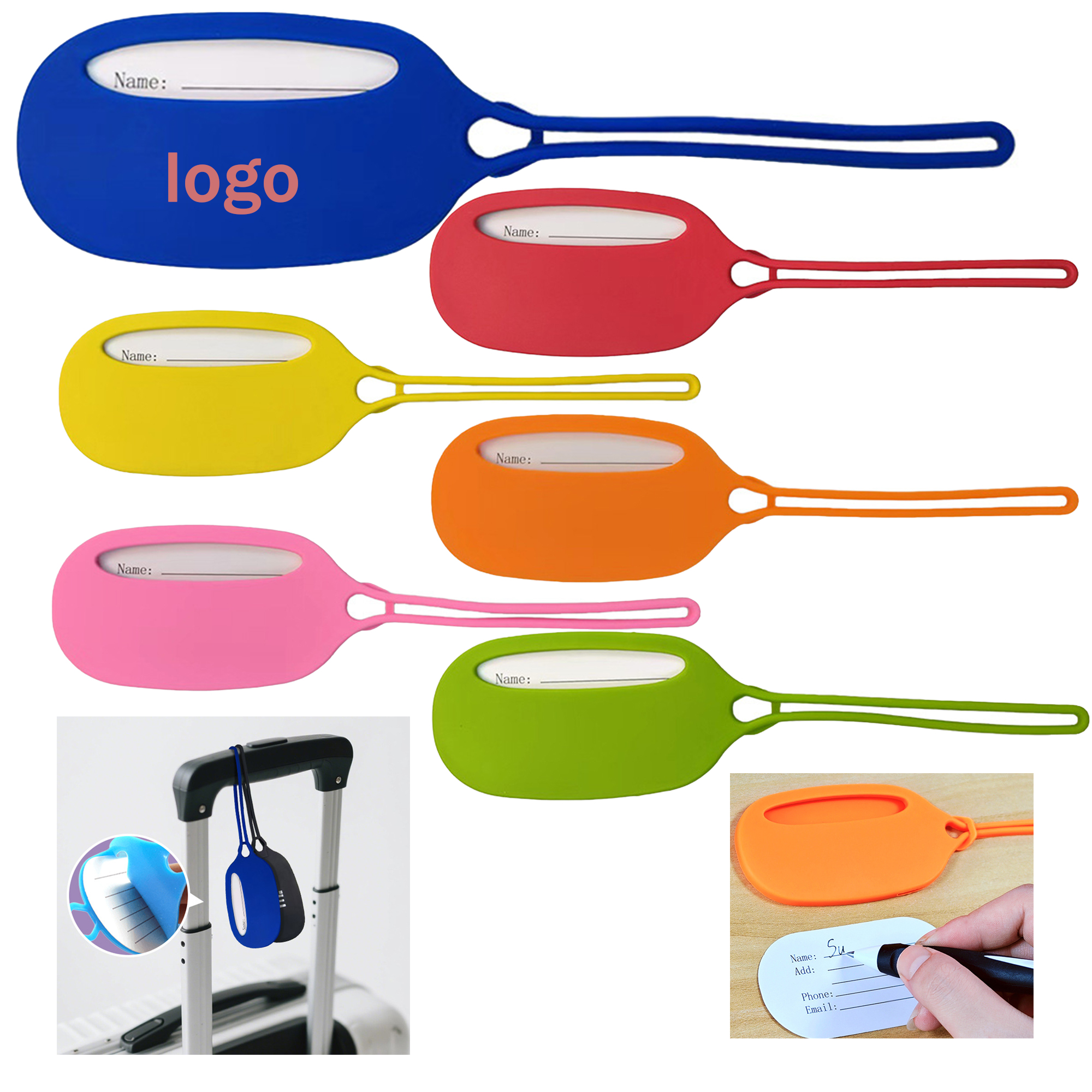 Oval Luggage and Bag Check-in Anti-loss Tag 2