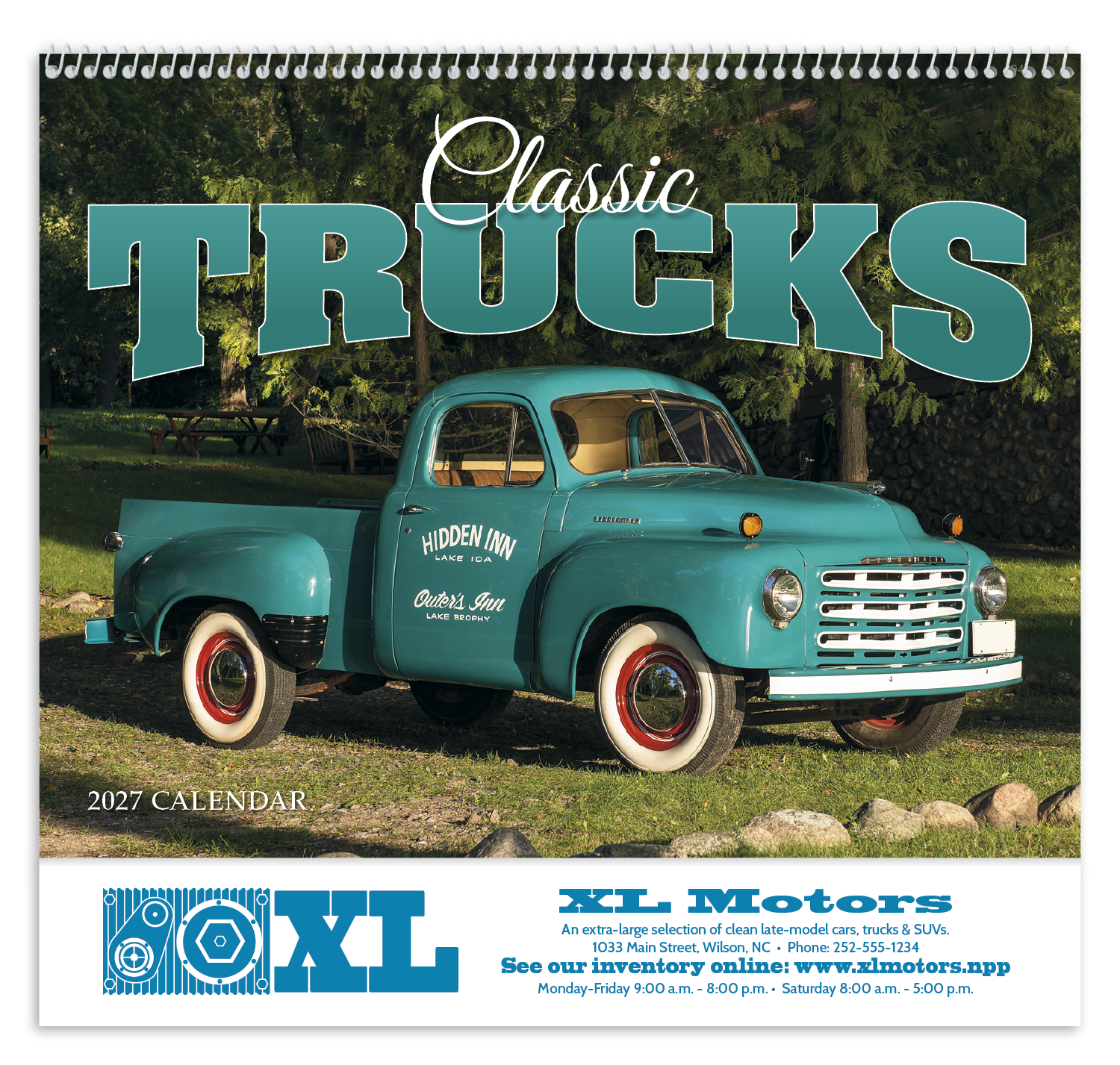 HotLine® Products Classic Trucks Appointment Calendar - Spiral 41