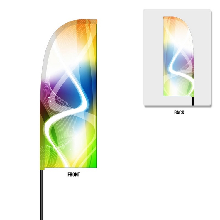 Flex Banner™ Flag Only, Single-Sided 7' Advertising Flag outdoor feather flag 2