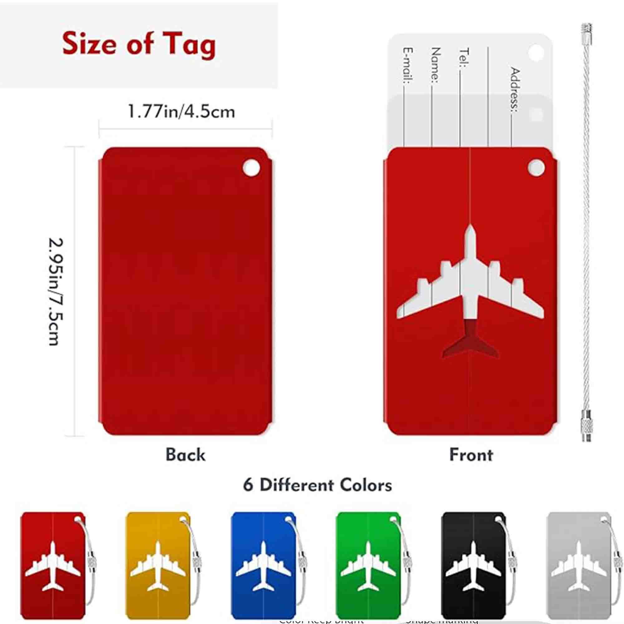 Aluminium Alloy Suitcase Tag 2