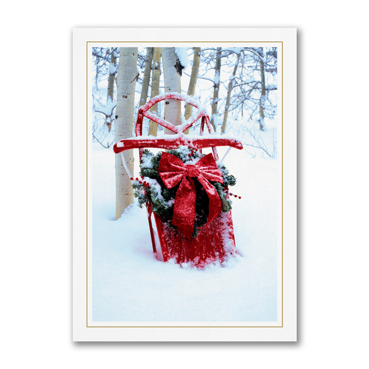 Winter Activity Economy Holiday Card 1
