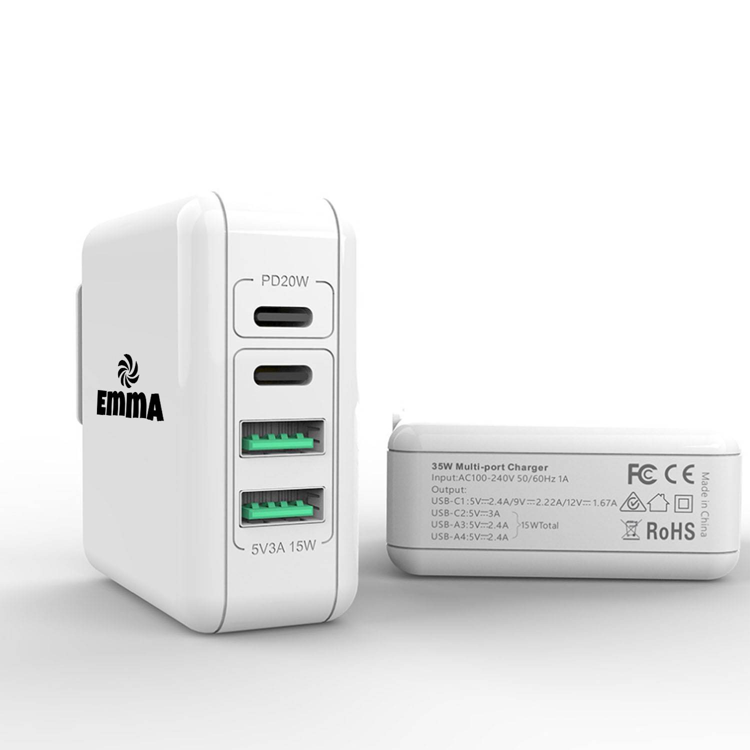 USB Multi Port Cell Phone Charging Head 2