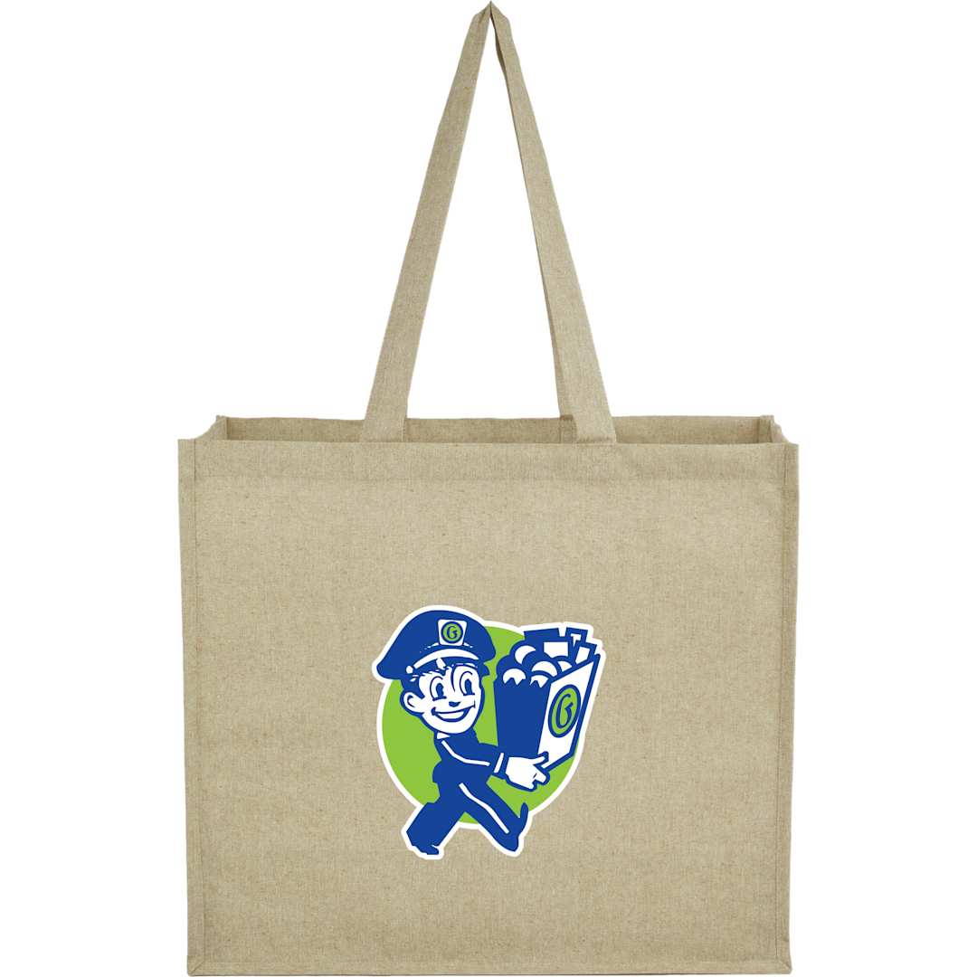 4oz Recycled Cotton Shopper Tote with Laminated 62