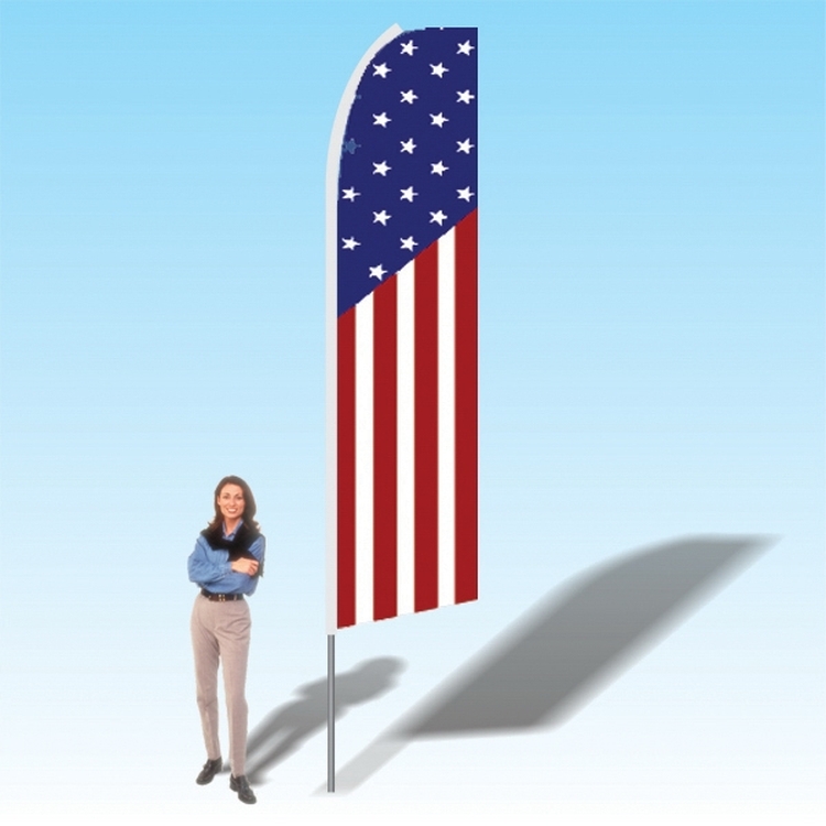 15FT Self Storage Red Blue Advertising Banner Flag 1