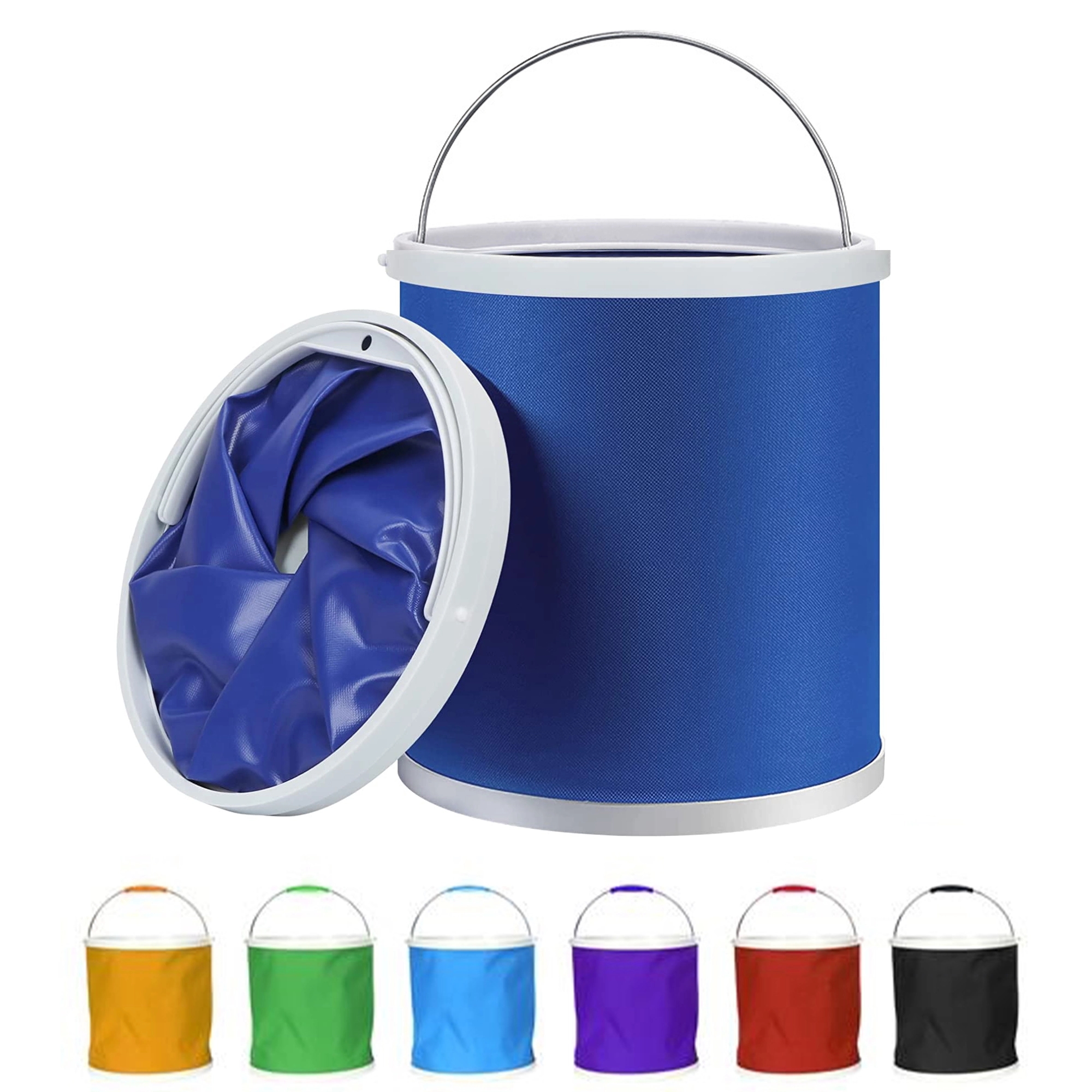 Portable Collapsible Folded Water Bucket 3